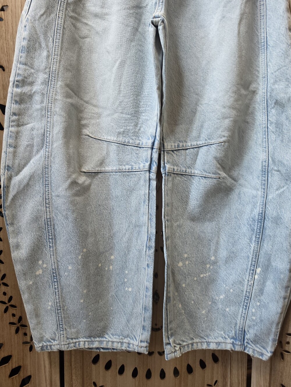 NWOT We The Free Good Luck/Lucky You Mid Rise Barrels In Aegean - Picture 7 of 15